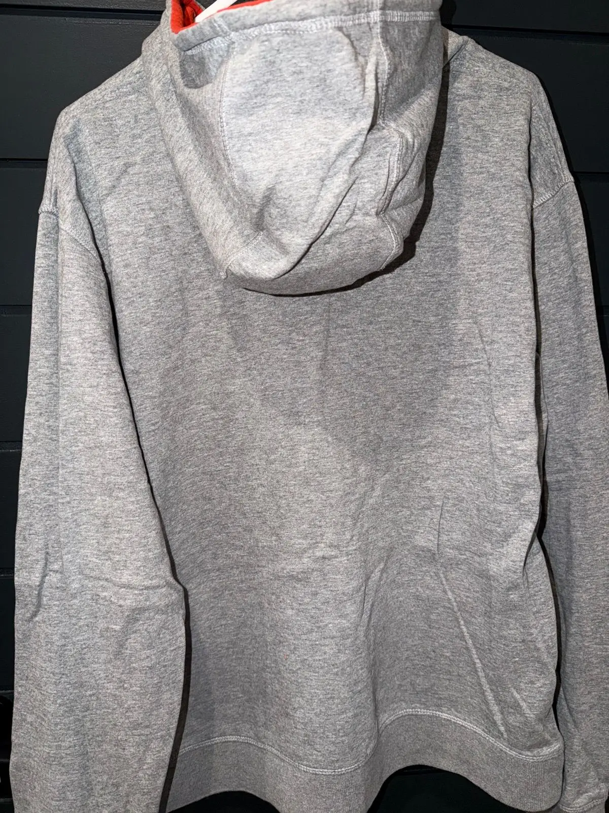 Wilson Grey Hoodie with Red Logo XL