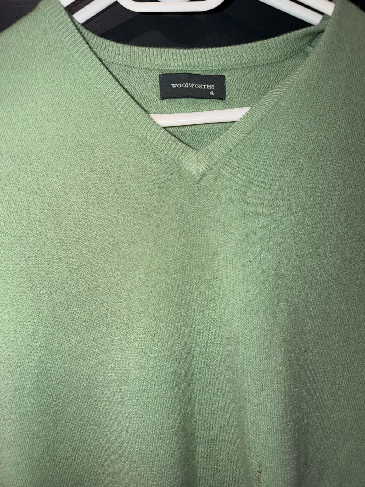 Woolworths Green V-Neck Knit Vest