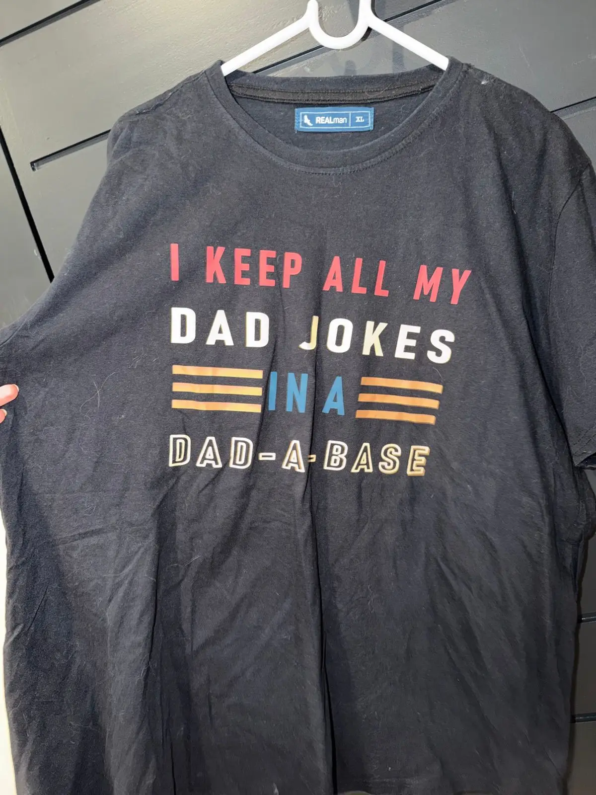 REALman Dad Jokes Graphic T-Shirt