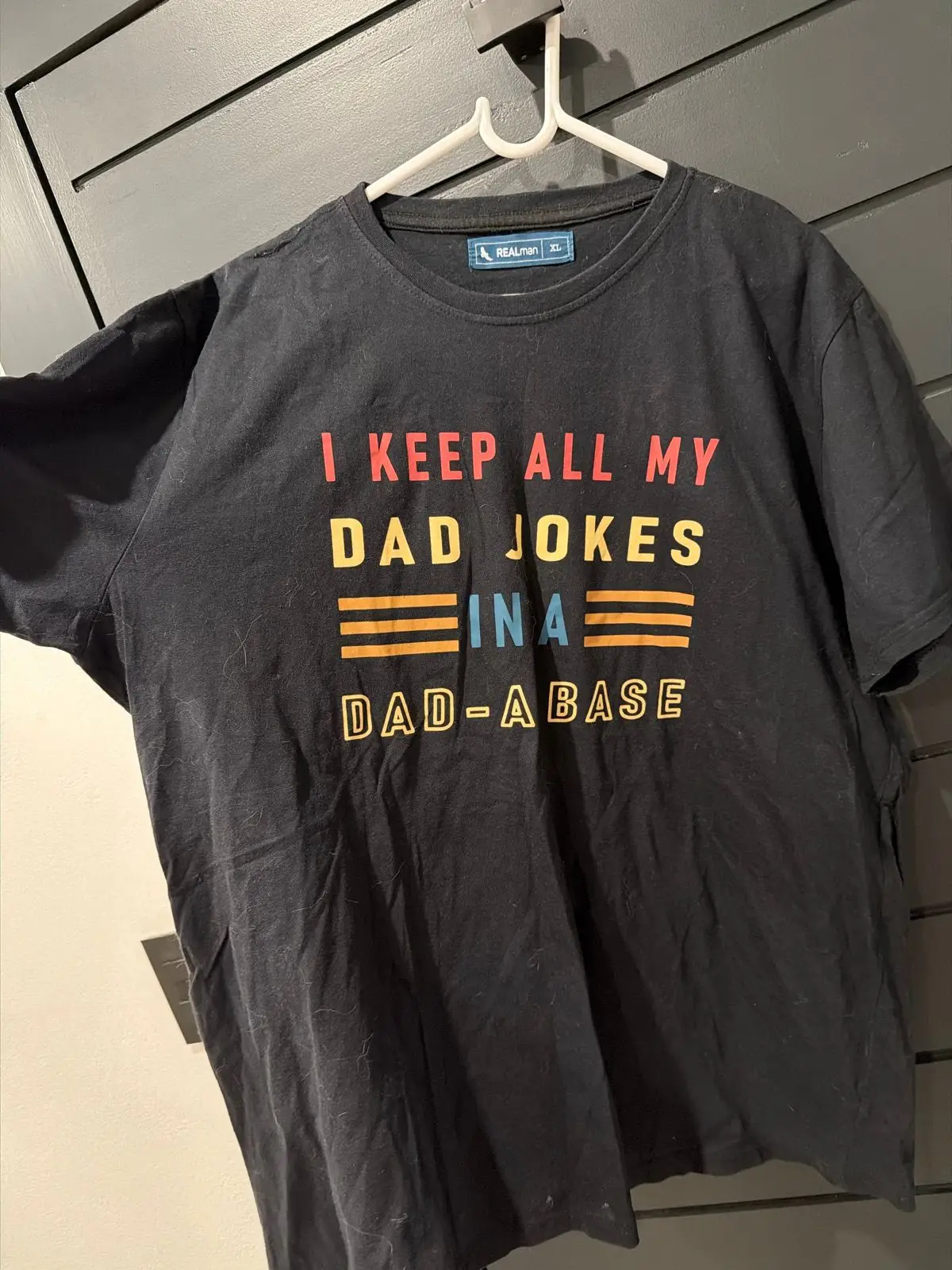 REALman Dad Jokes Graphic T-Shirt