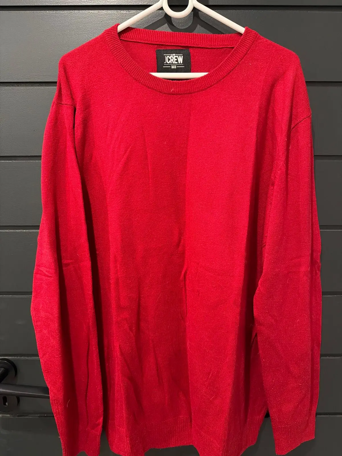 Truworths Red J.Crew Man Crew Neck Sweater XL