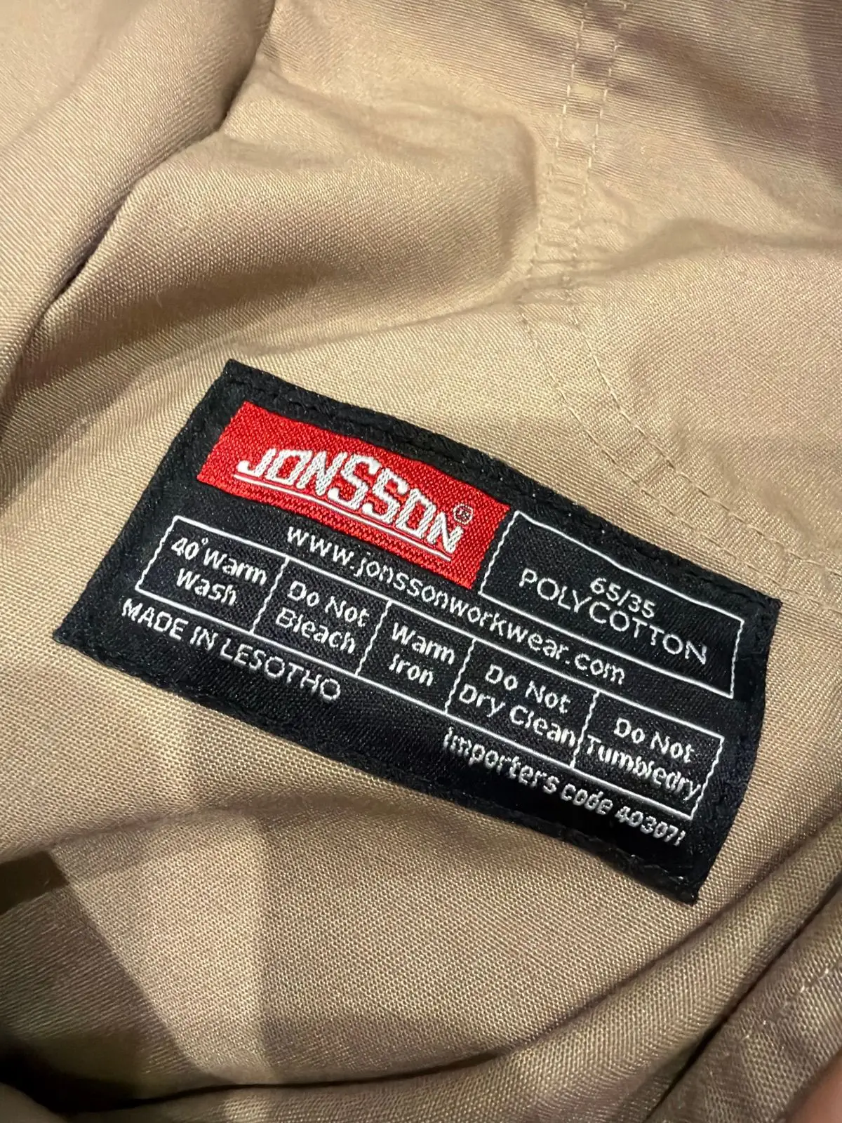 Jonsson Cream Cargo Pants