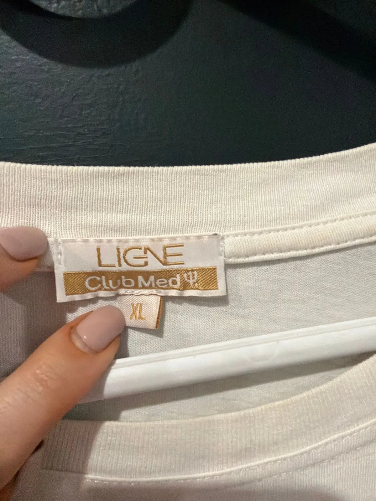 Club Med Number 45 White Long Sleeve T-Shirt