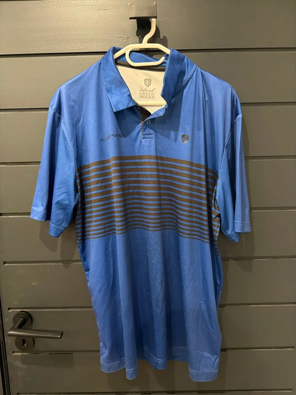 Island Green Blue Golf Shirt
