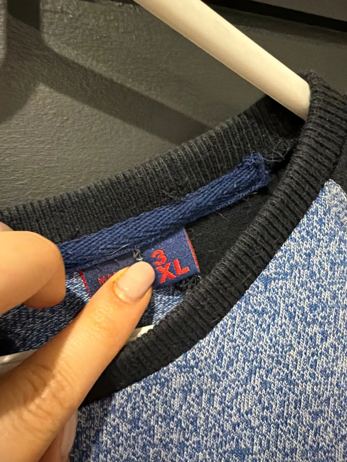 Superdry Long Sleeve Top Blue 3XL