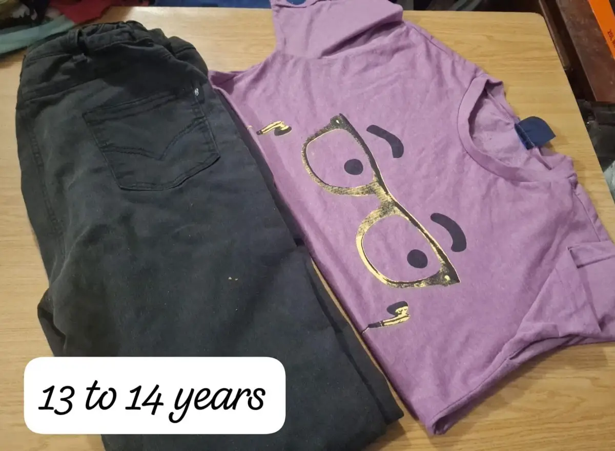 Boys Pants and T-Shirt Bundle