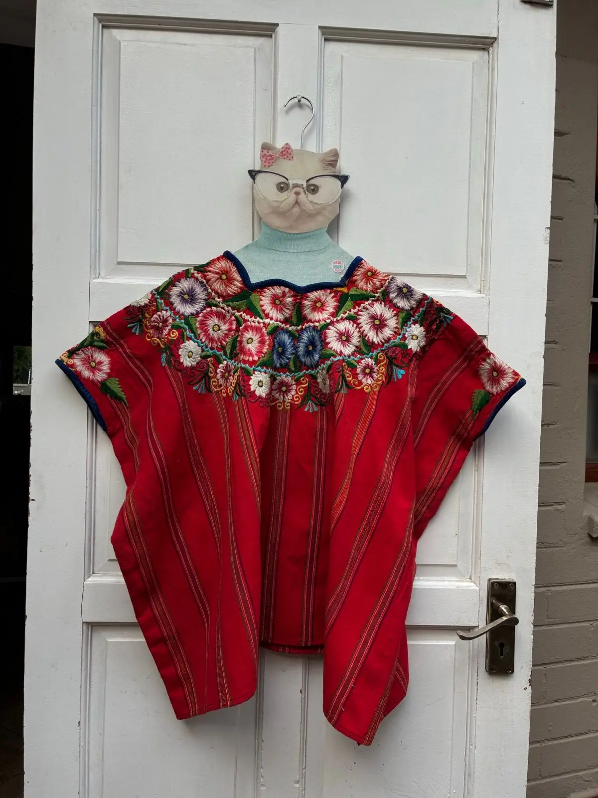 Vintage Embroidered Guatemalan Huipil Tunic