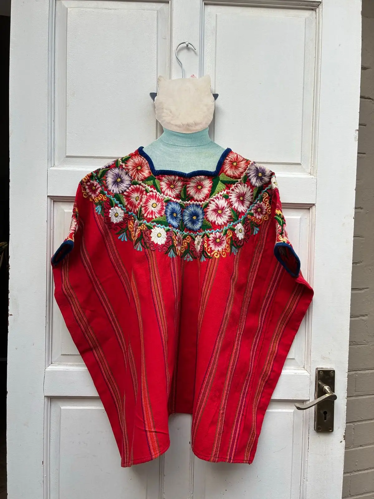 Vintage Embroidered Guatemalan Huipil Tunic