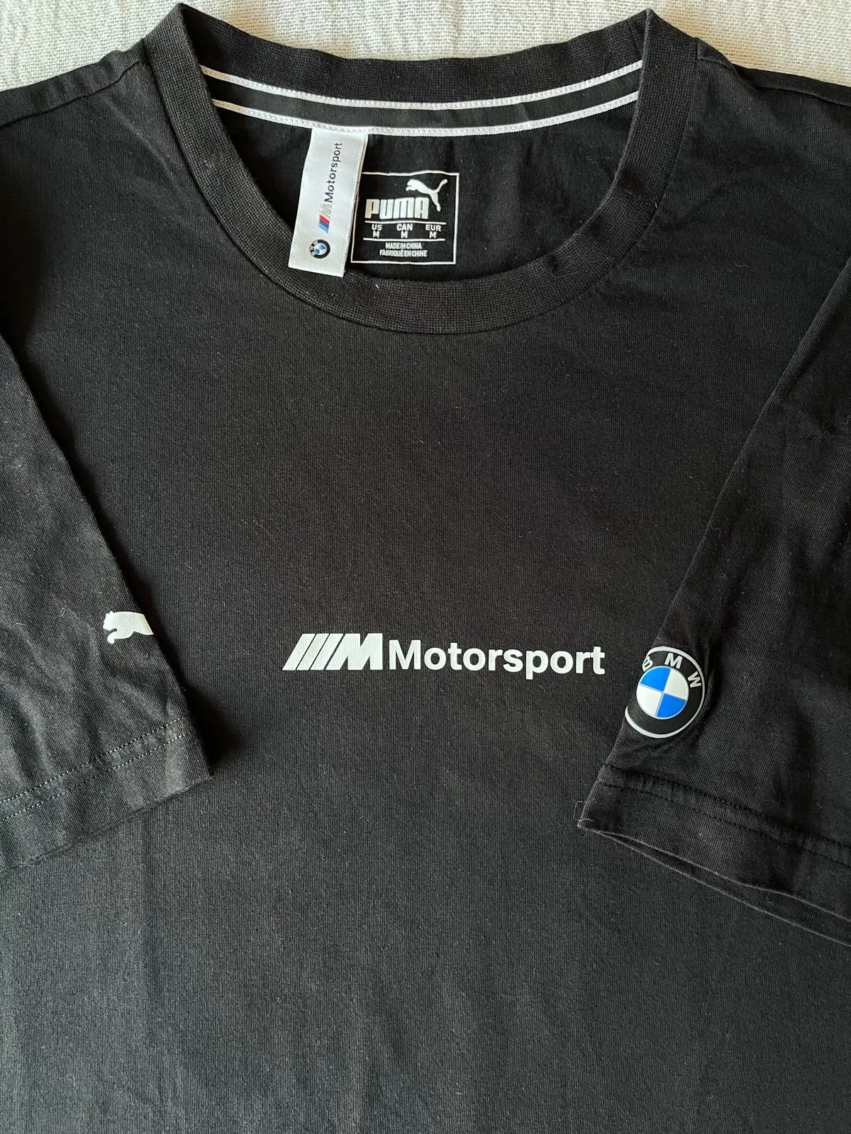 BMW Puma BMW M Motorsport Black T-Shirt