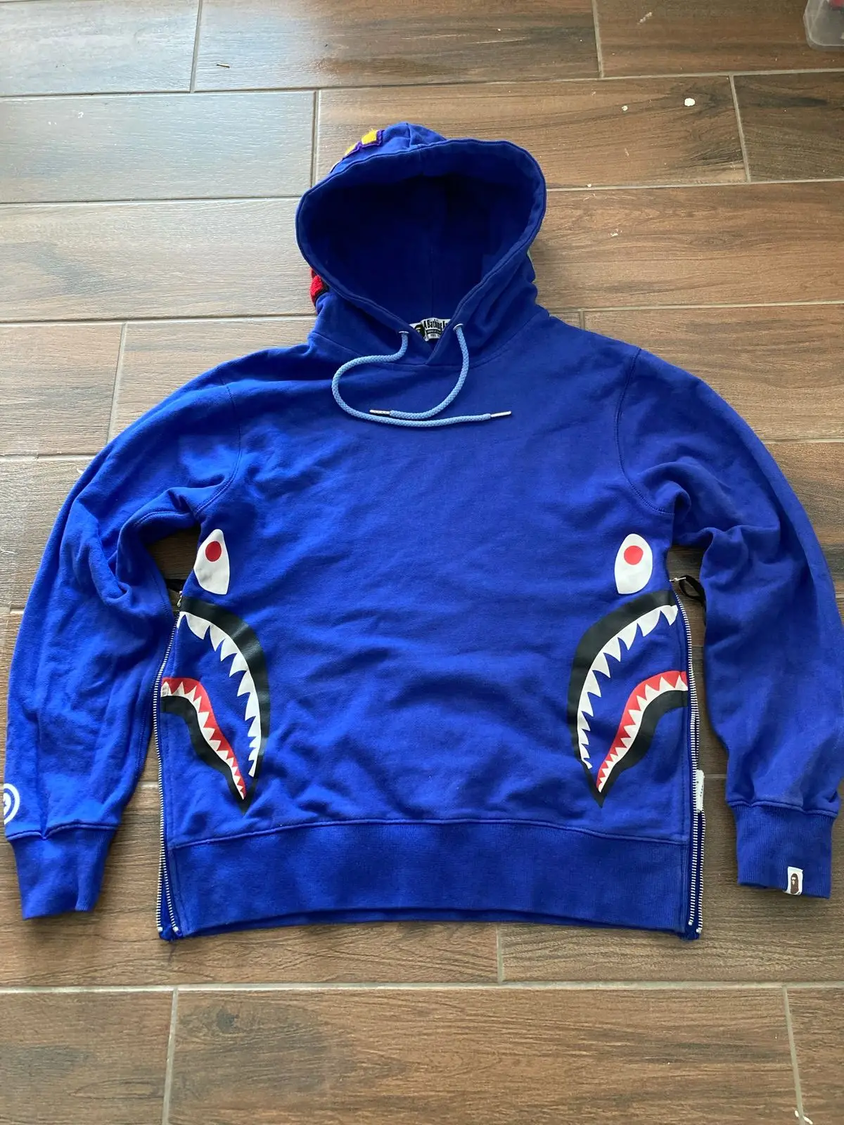Bape Shark Blue Hoodie