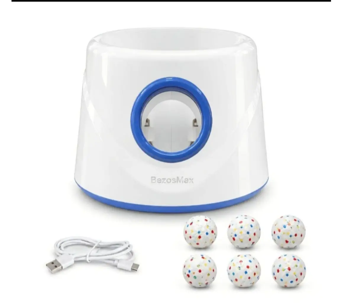 BezosMax Automatic Pet Ball Launcher with Five Balls