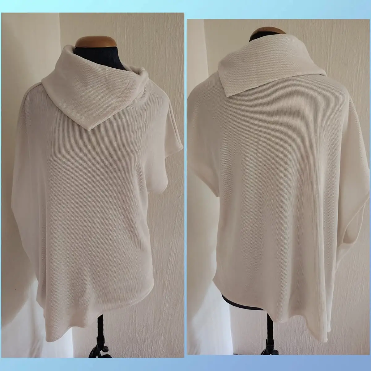 Ginger Mary White Asymmetrical Knit Top