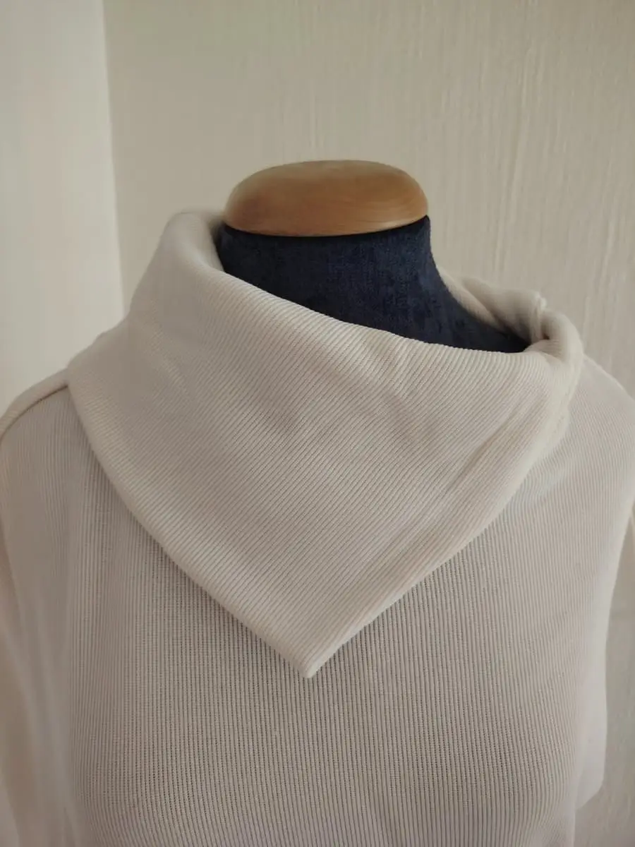 Ginger Mary White Asymmetrical Knit Top