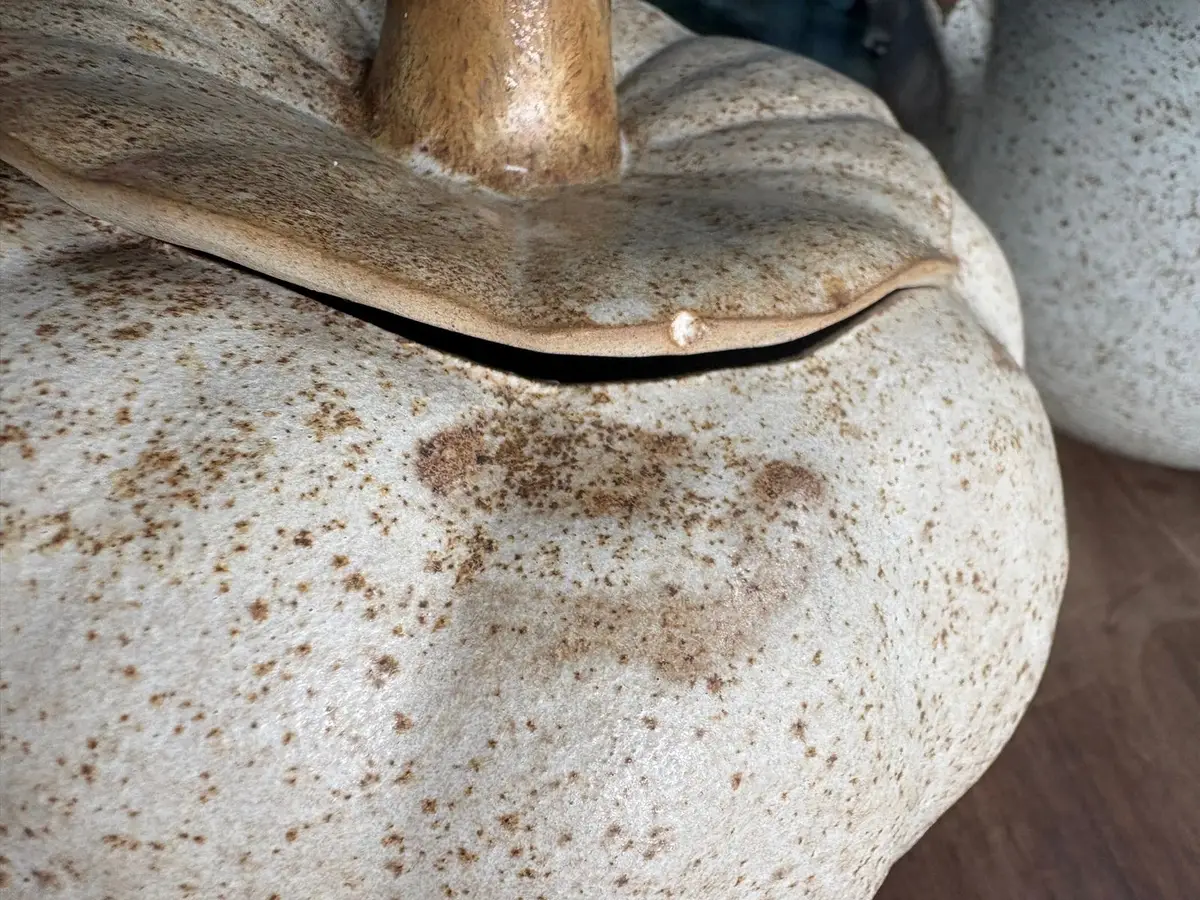 Ceramic Pumpkin Jar with Lid