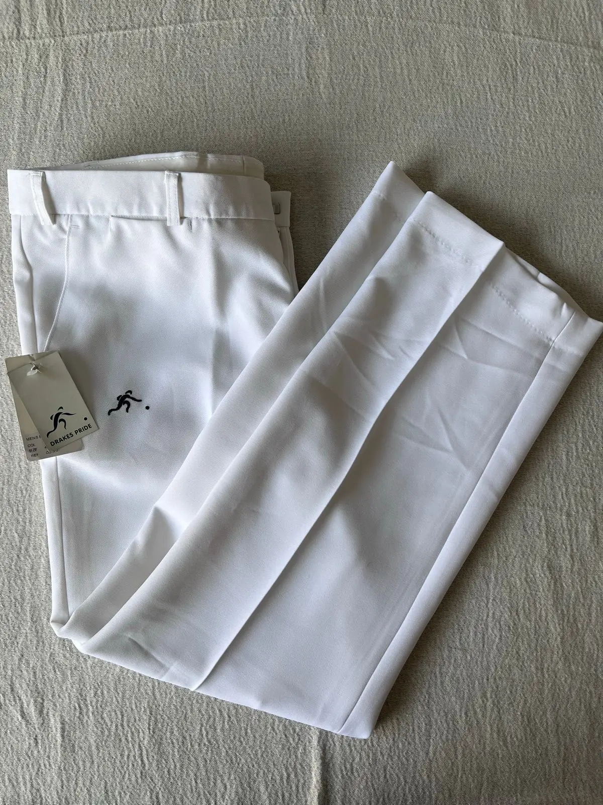 Craft Sportswear Drakes Pride Mens Bowling Longs White Pants Size 40 NWT