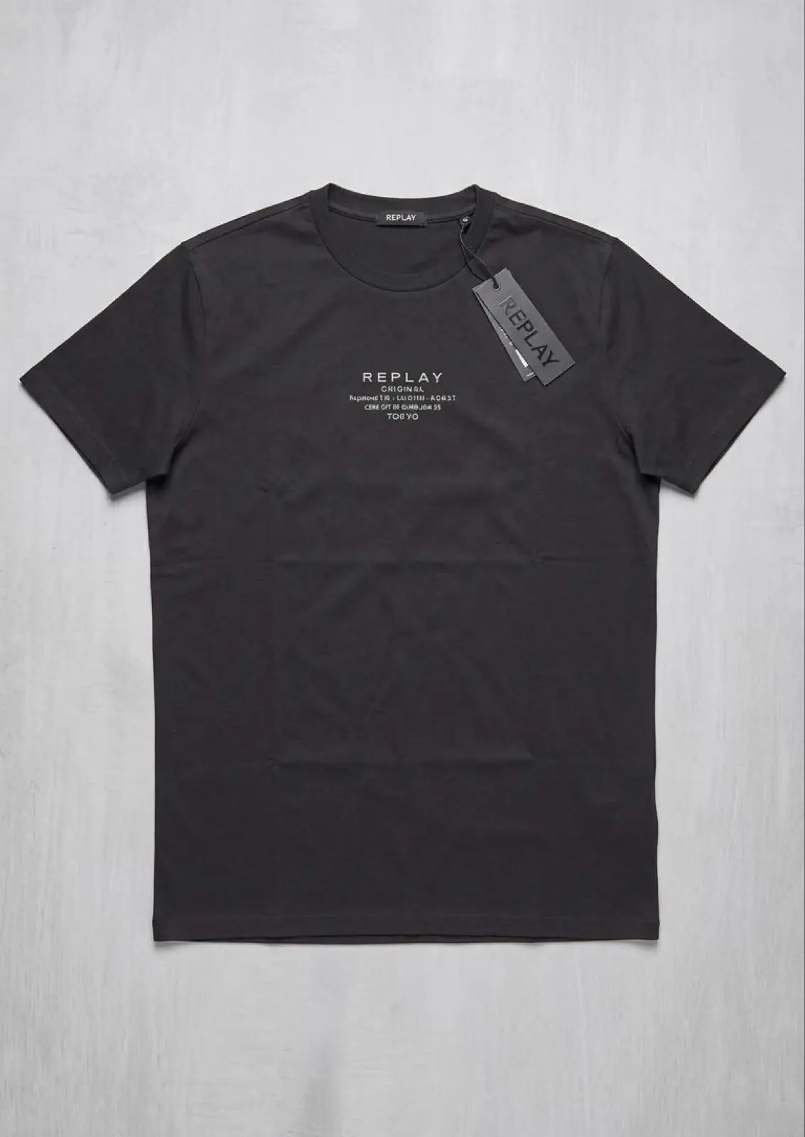 Replay Original Black T-Shirt with Tag Size L