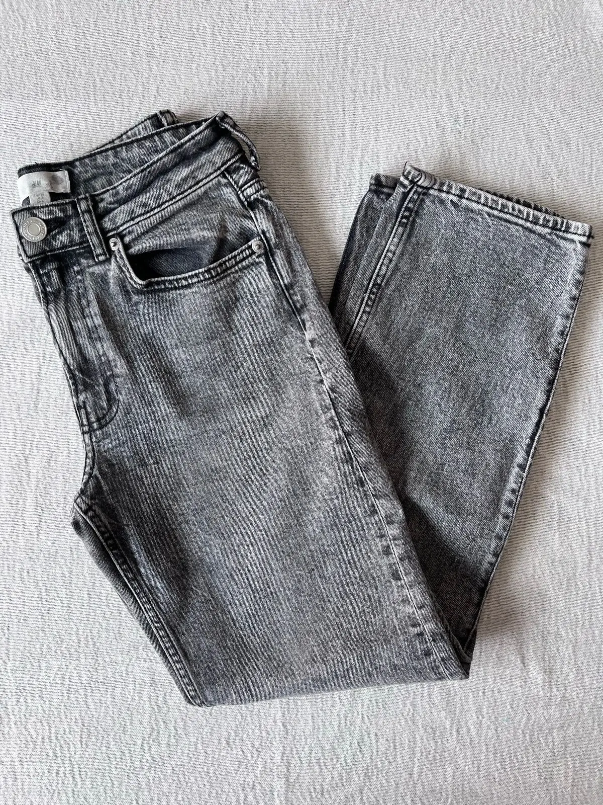 H&M Grey Acid Wash Jeans