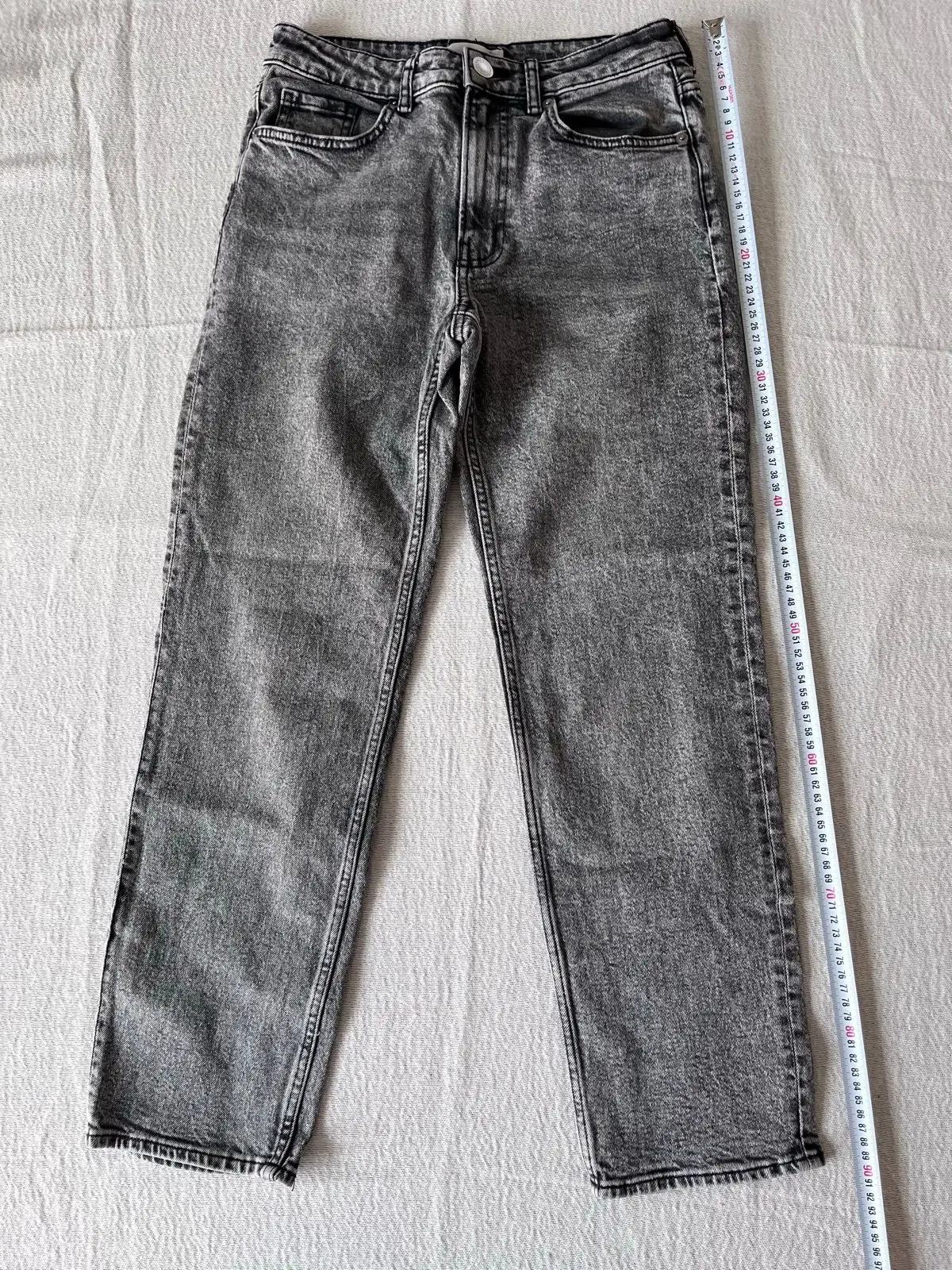 H&M Grey Acid Wash Jeans