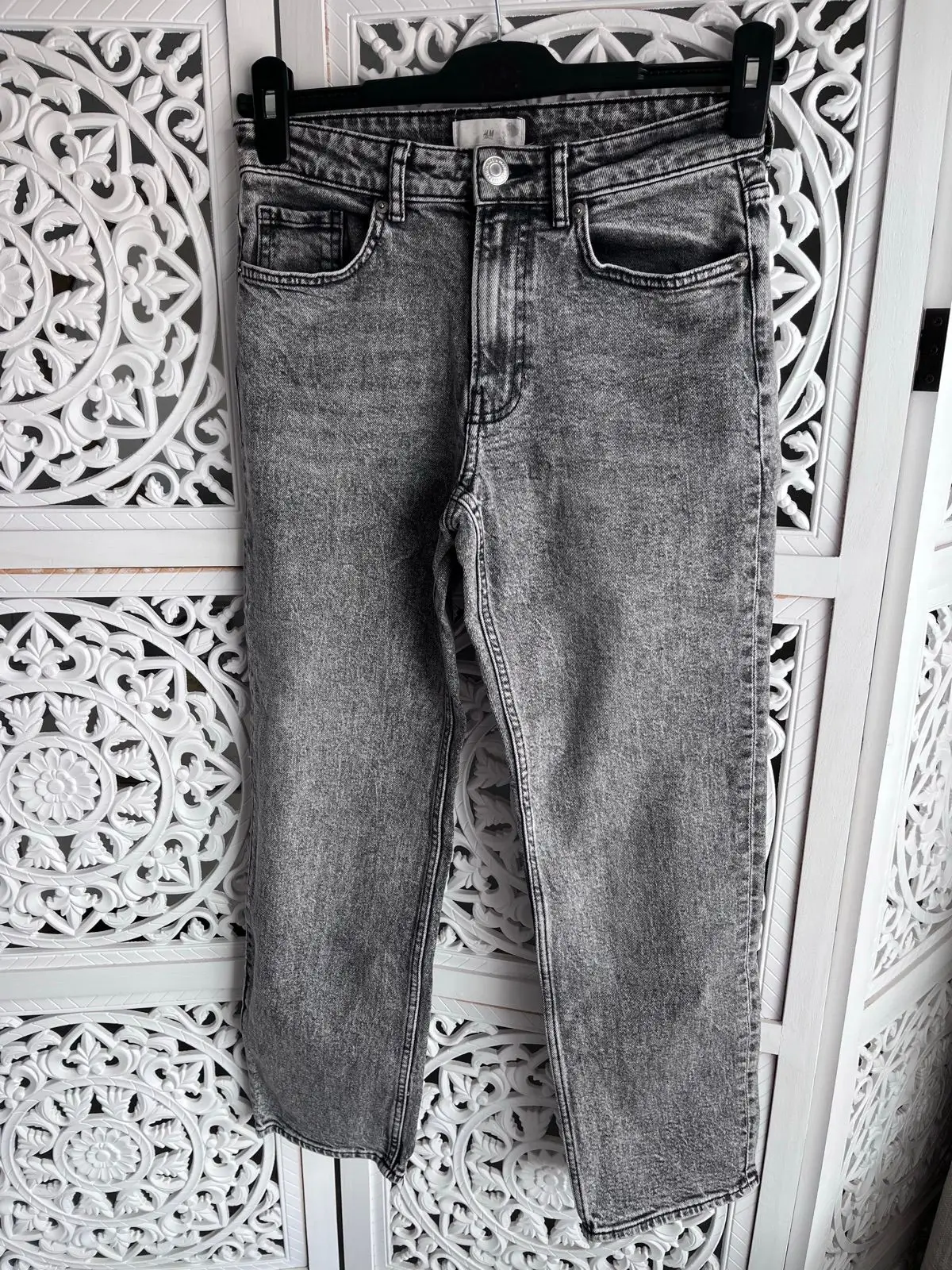 H&M Grey Acid Wash Jeans