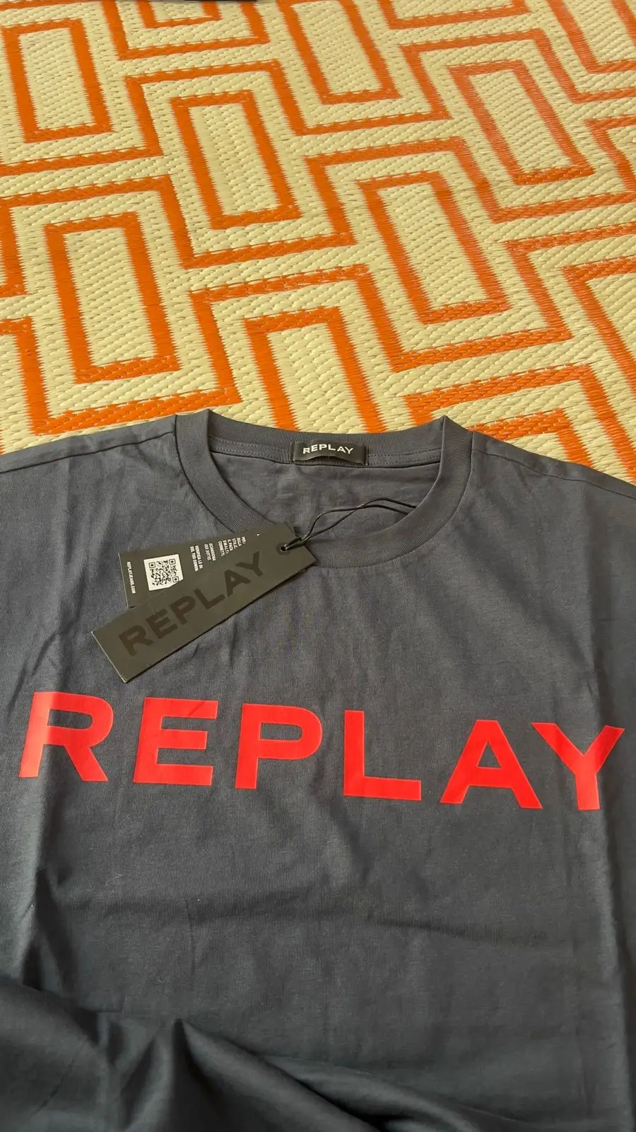 Replay Red Logo T-Shirt New with Tags