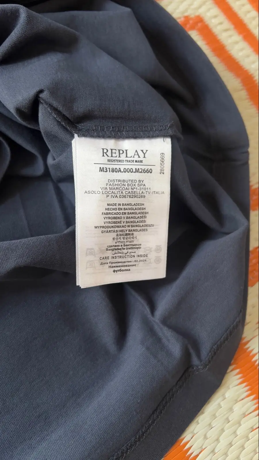 Replay Red Logo T-Shirt New with Tags