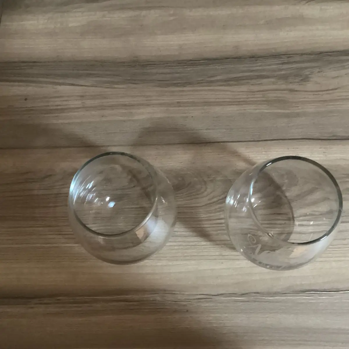 Set of 2 After School Etched Stemless Wine Glasses