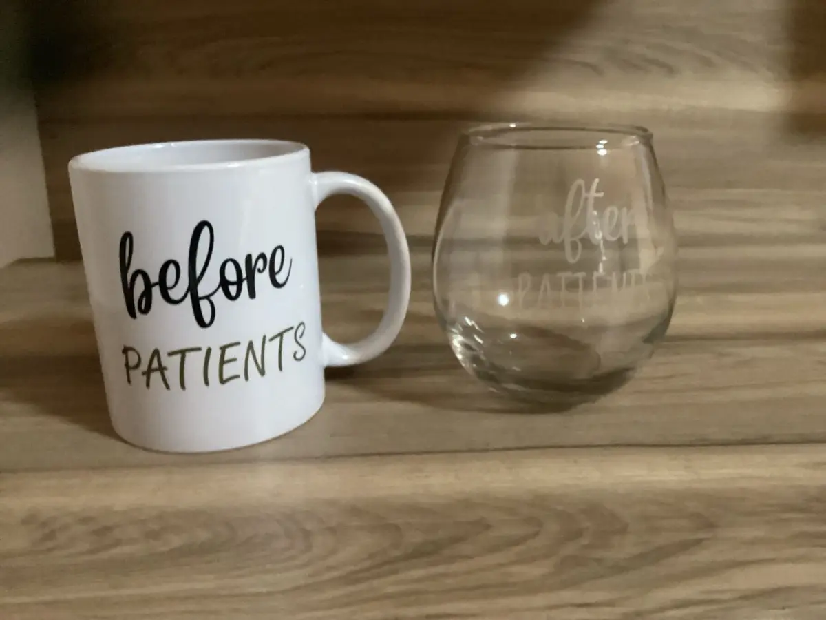 Before Patients Mug and After Patients Glass Set