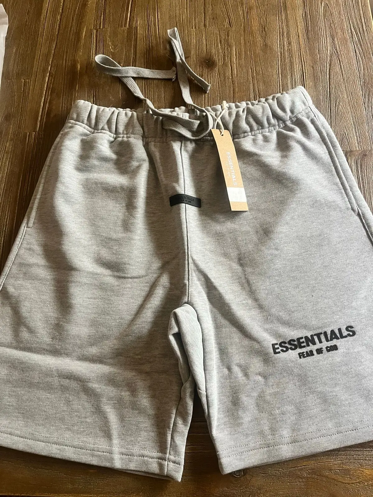 Fear of God Essentials T-Shirt and Shorts Set Grey