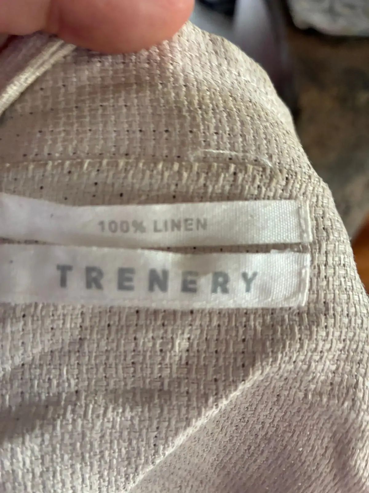 Trenery Cream Structured Jacket Size 2XL