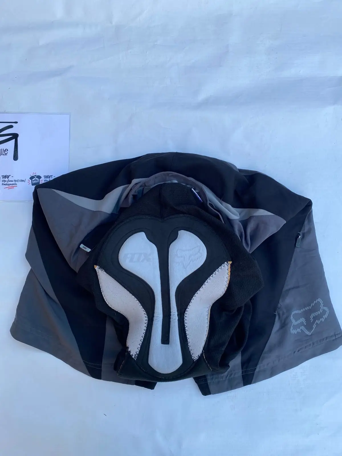 Fox Racing Grey and Black Cycling Shorts
