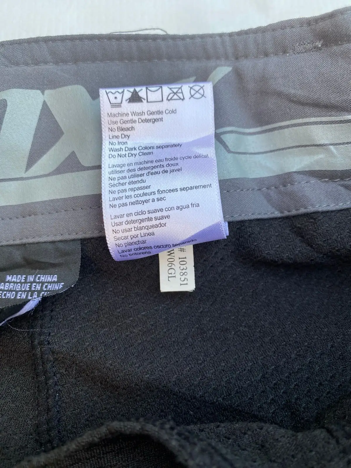 Fox Racing Grey and Black Cycling Shorts
