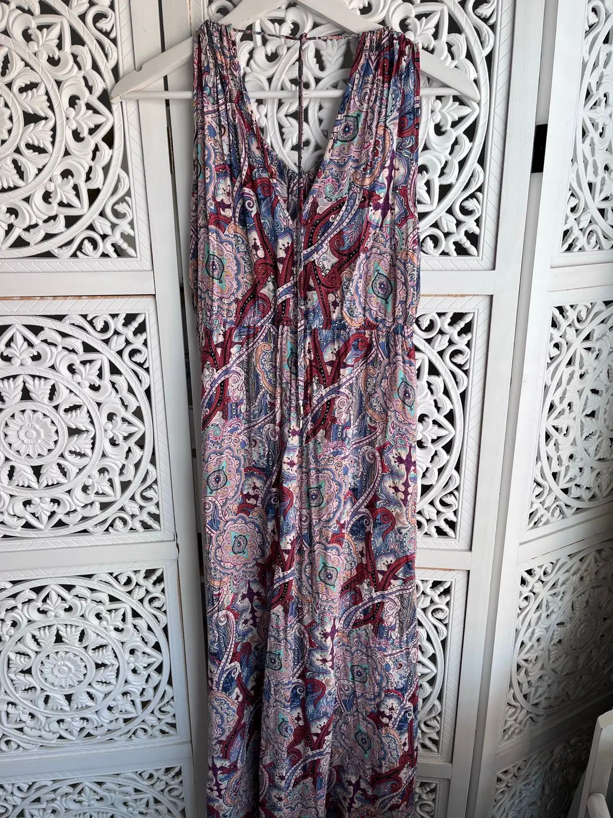 Boho Australia Paisley Halter Maxi Dress