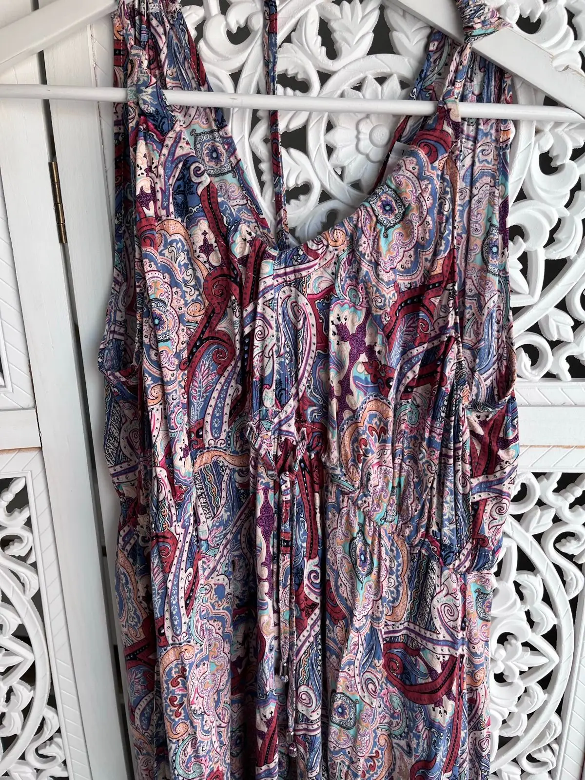 Boho Australia Paisley Halter Maxi Dress