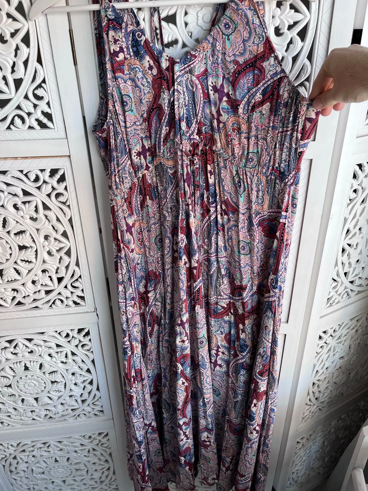 Boho Australia Paisley Halter Maxi Dress