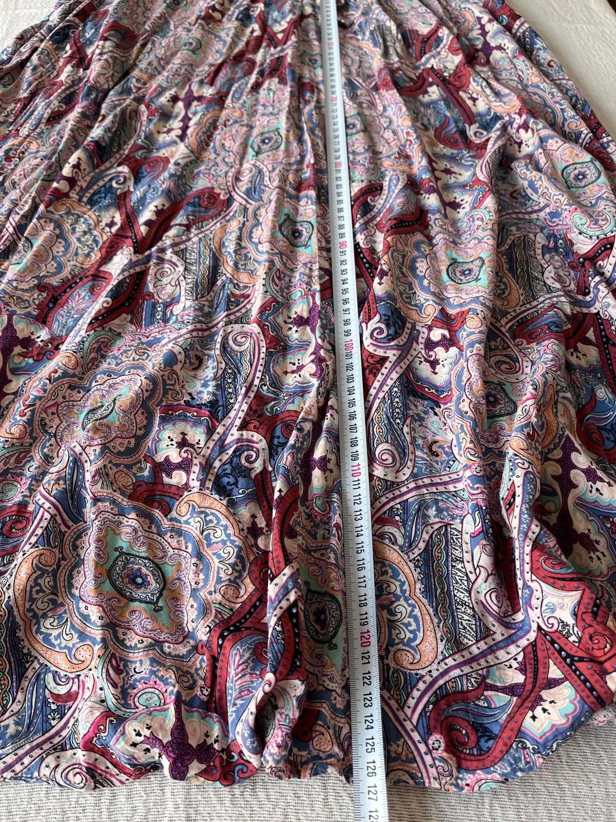 Boho Australia Paisley Halter Maxi Dress
