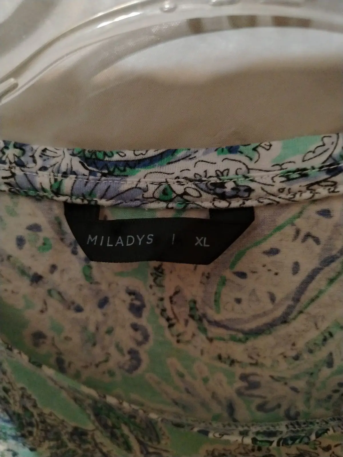 Miladys Mint Green Paisley Print Top