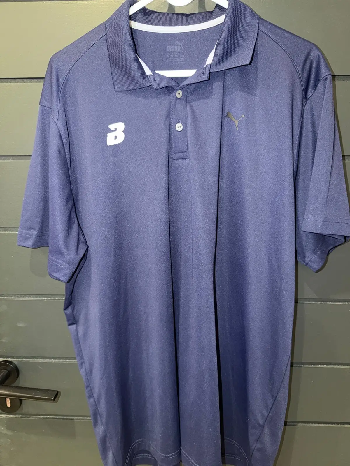 Puma Navy Blue Golf Shirt XL