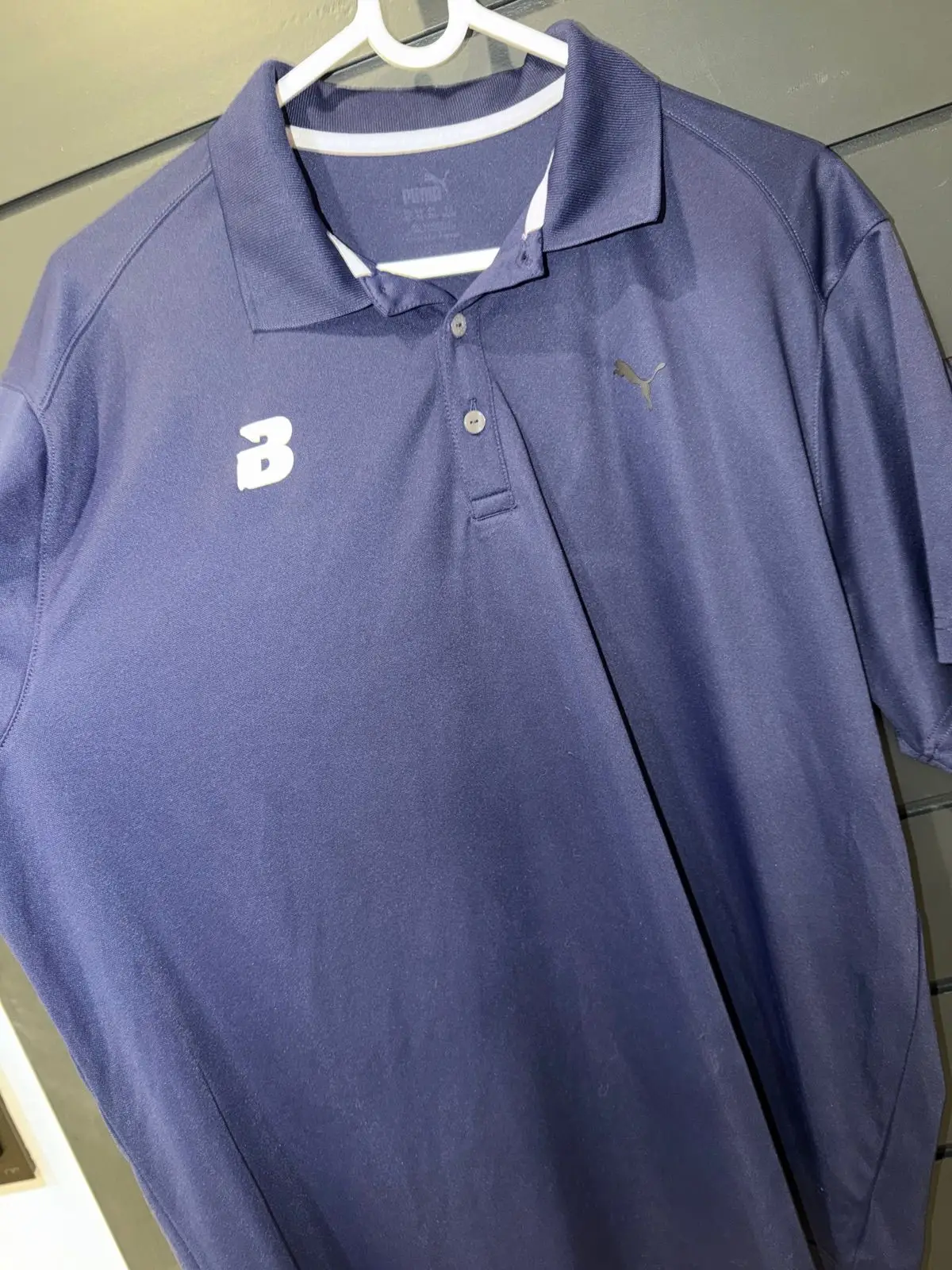 Puma Navy Blue Golf Shirt XL