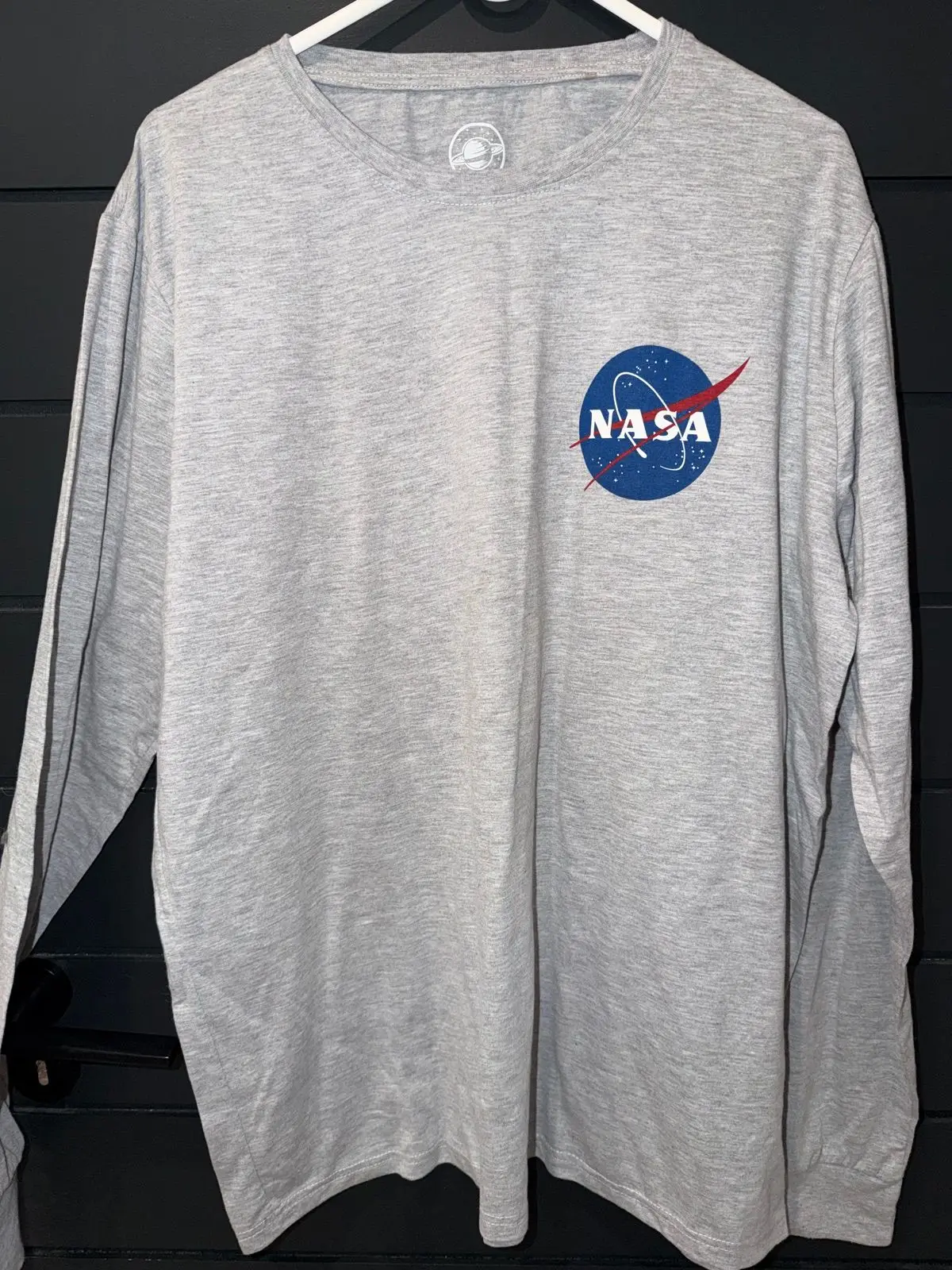 NASA Long Sleeve T-Shirt Grey XL