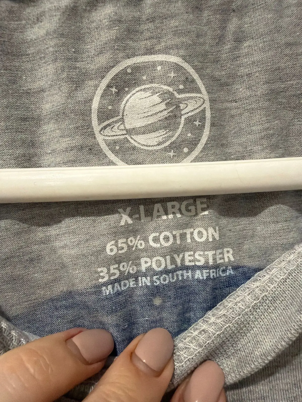 NASA Long Sleeve T-Shirt Grey XL