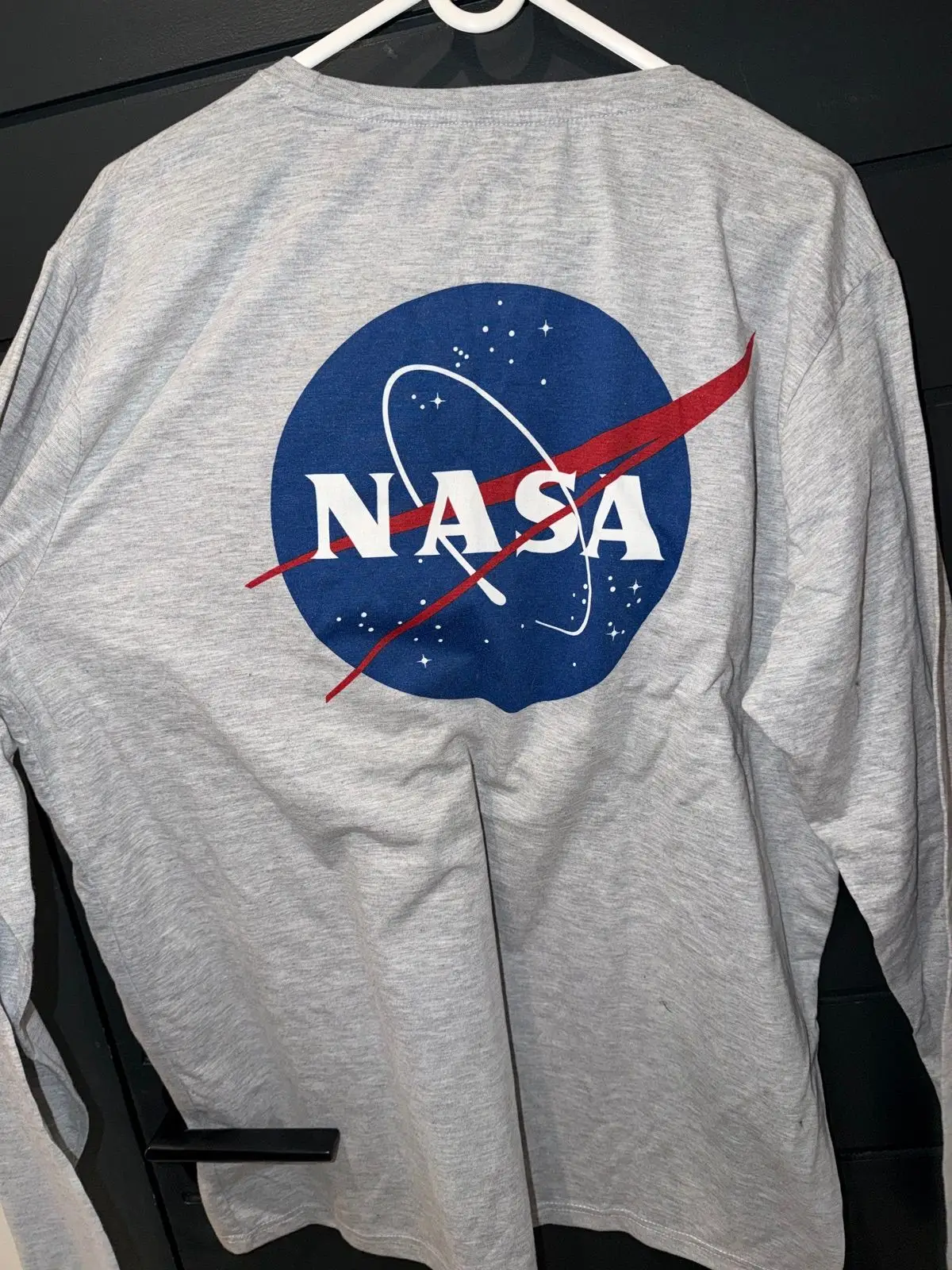 NASA Long Sleeve T-Shirt Grey XL