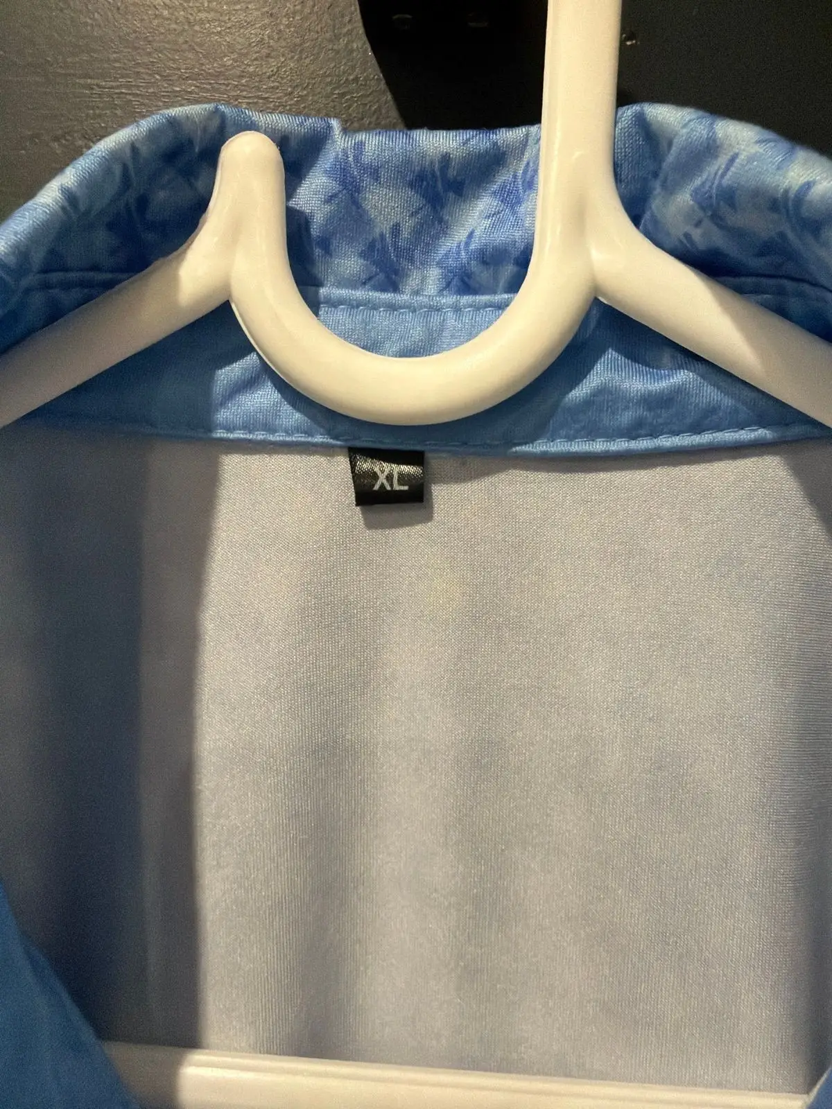 BMW Blue Patterned Golf Shirt
