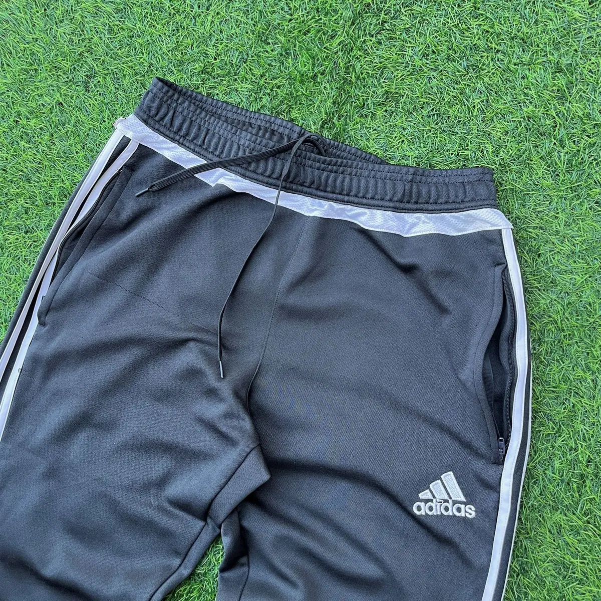 Adidas Tiro 15 Training Track Pants Black White Medium