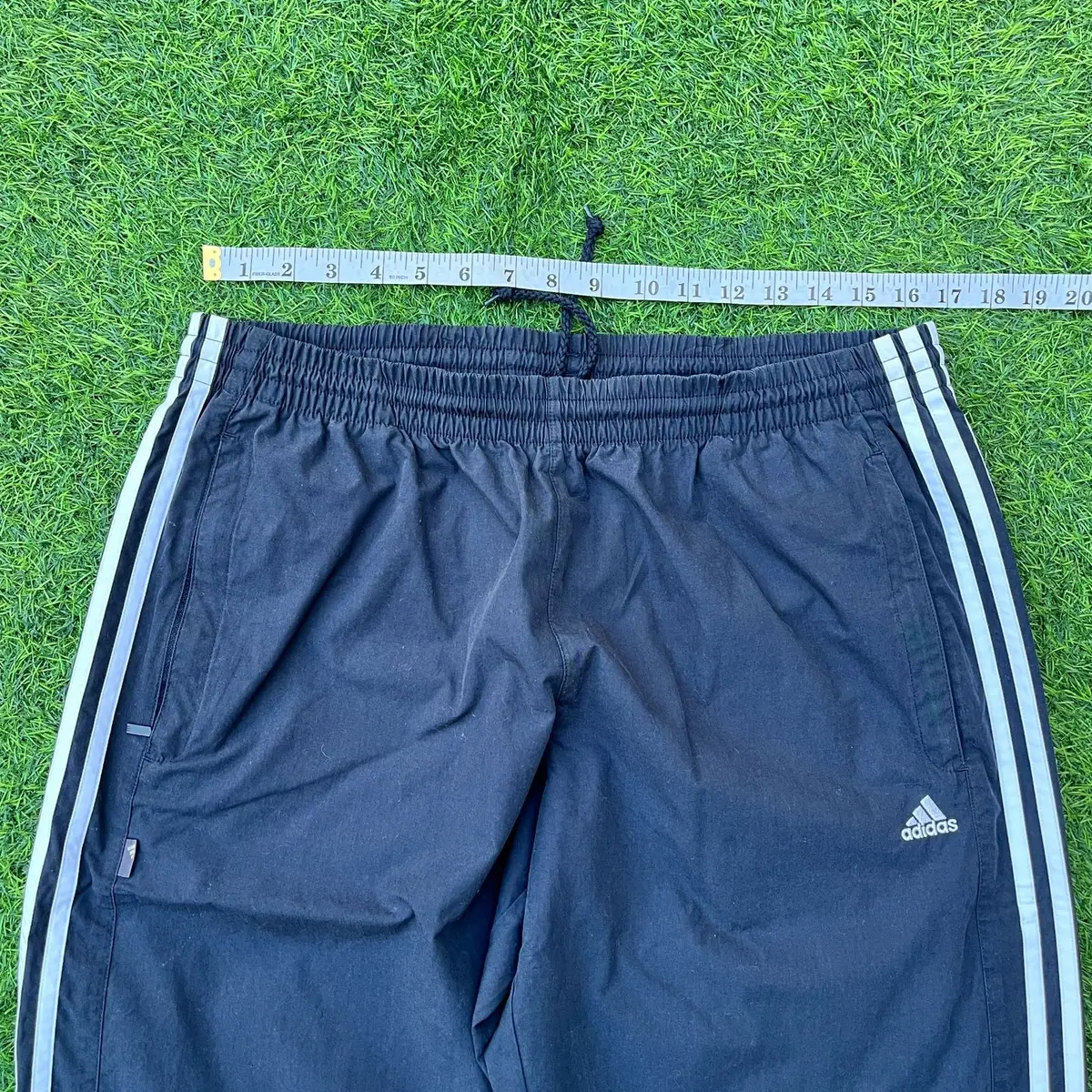 Adidas 3-Stripes 3/4 Length Capri Track Pants Navy L