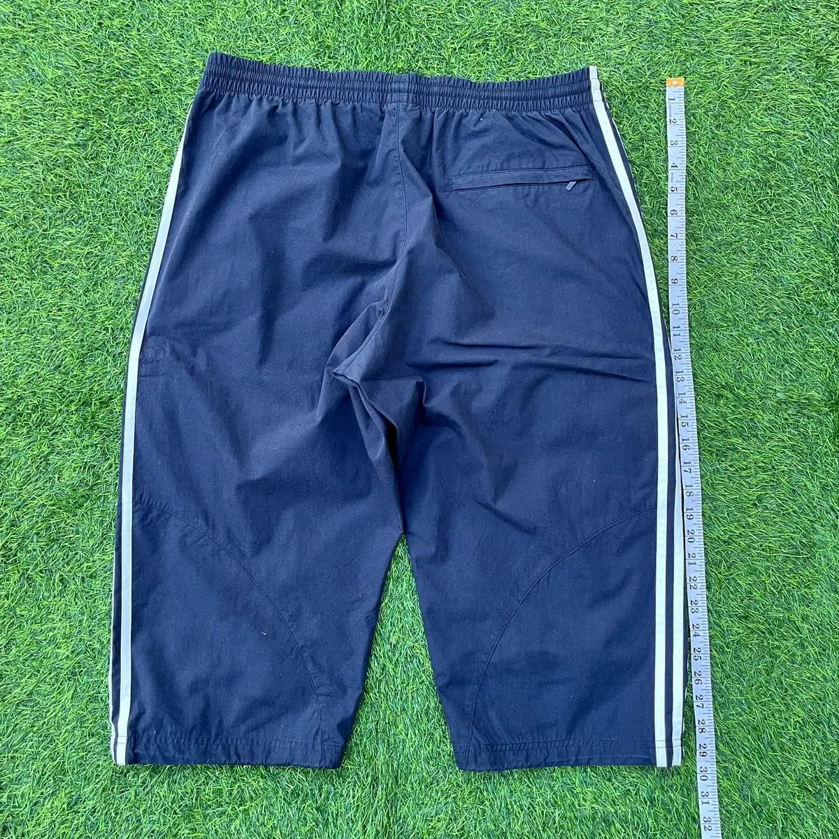 Adidas 3-Stripes 3/4 Length Capri Track Pants Navy L