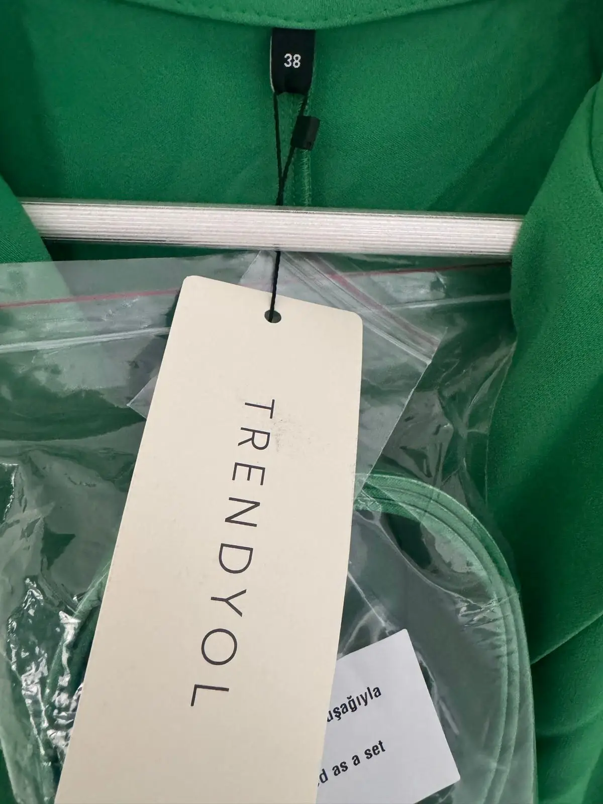 Green Tailored Playsuit