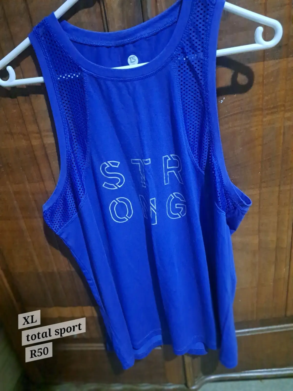 Total Sport Blue Total Sport Strong Tank Top