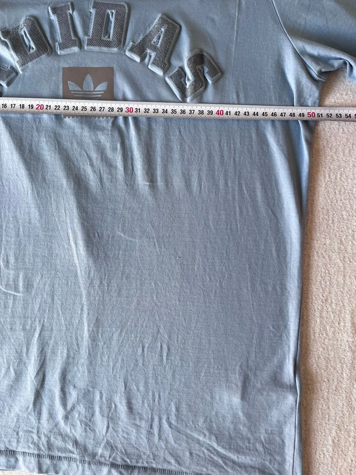 Adidas Originals Long Sleeve T-Shirt Dusty Blue Large