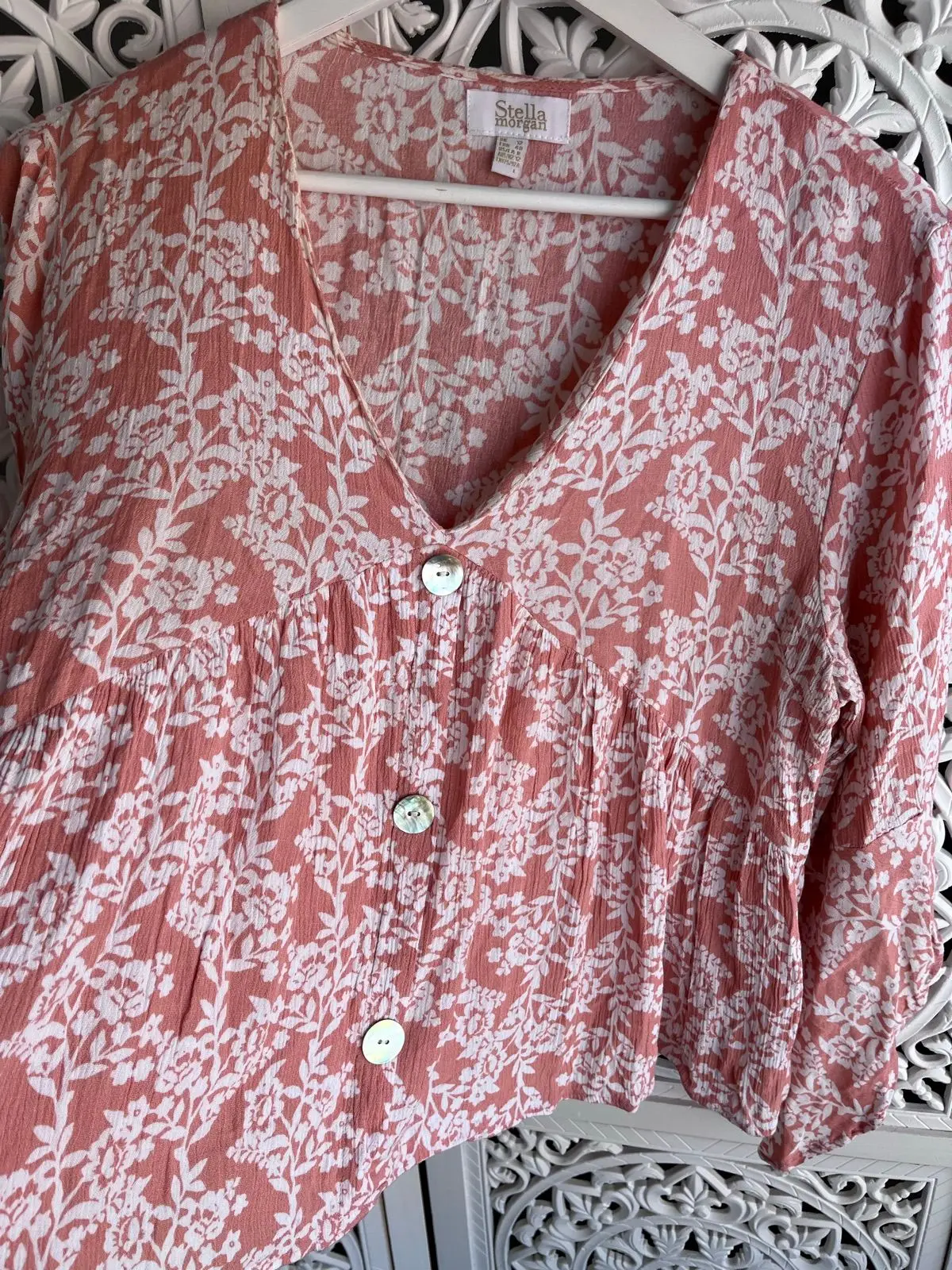 Stella Morgan Floral Blouse