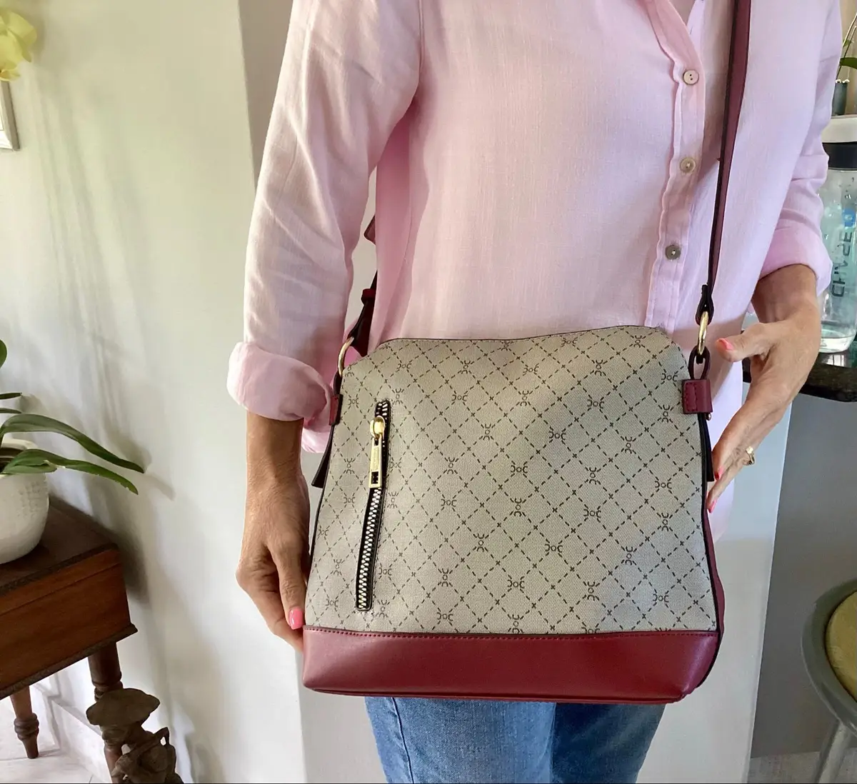 Carpisa Monogram Shoulder Bag